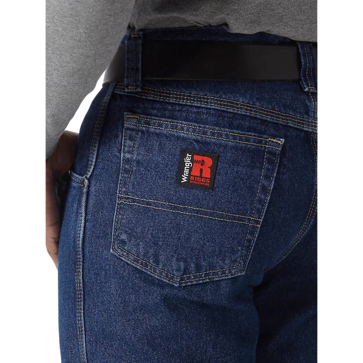 Wrangler Men's RIGGS 5-Pocket High Rise Relaxed Fit Jean - Antique Indigo - Irvine Tack & Western Wear