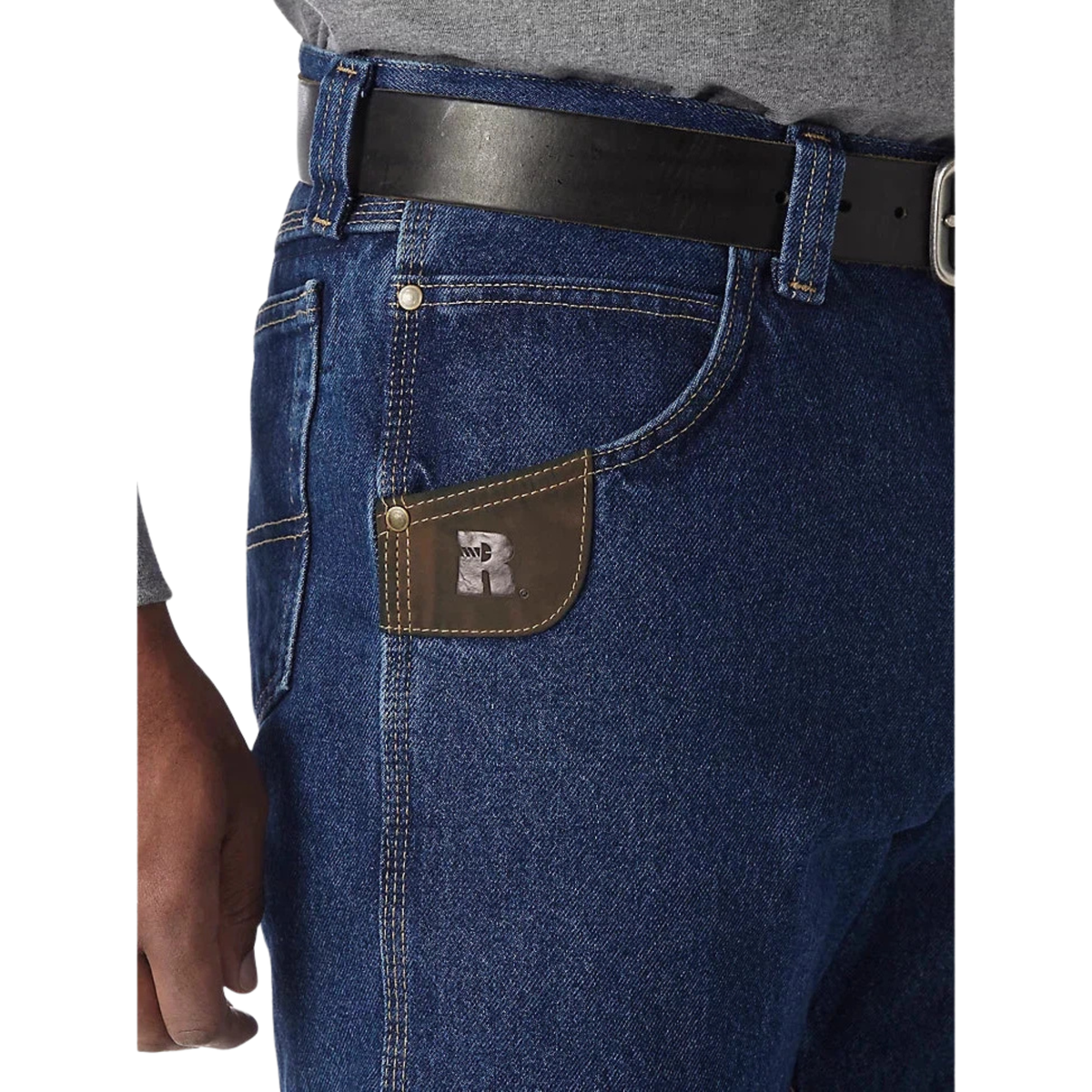 Wrangler Men's RIGGS 5-Pocket High Rise Relaxed Fit Jean - Antique Indigo - Irvine Tack & Western Wear