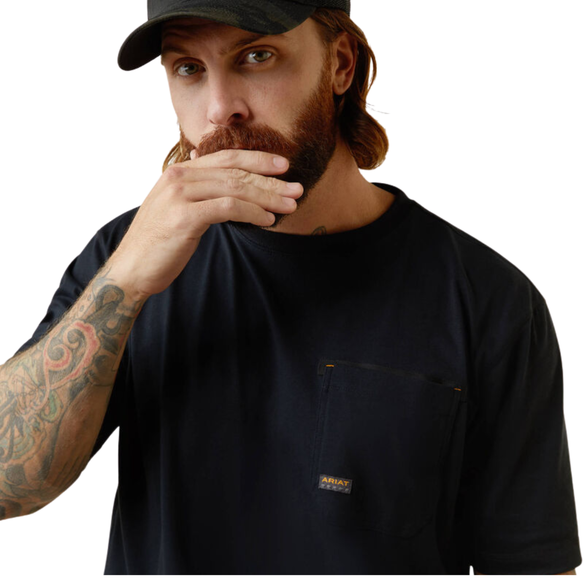 Ariat Men's Rebar Workman Born For This T-Shirt - Black - Irvine Tack & Western Wear