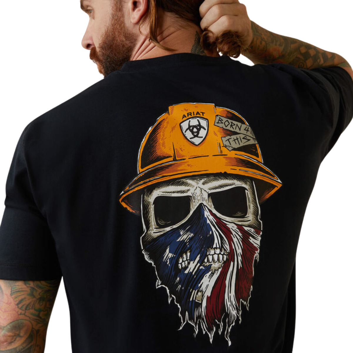 Ariat Men's Rebar Workman Born For This T-Shirt - Black - Irvine Tack & Western Wear