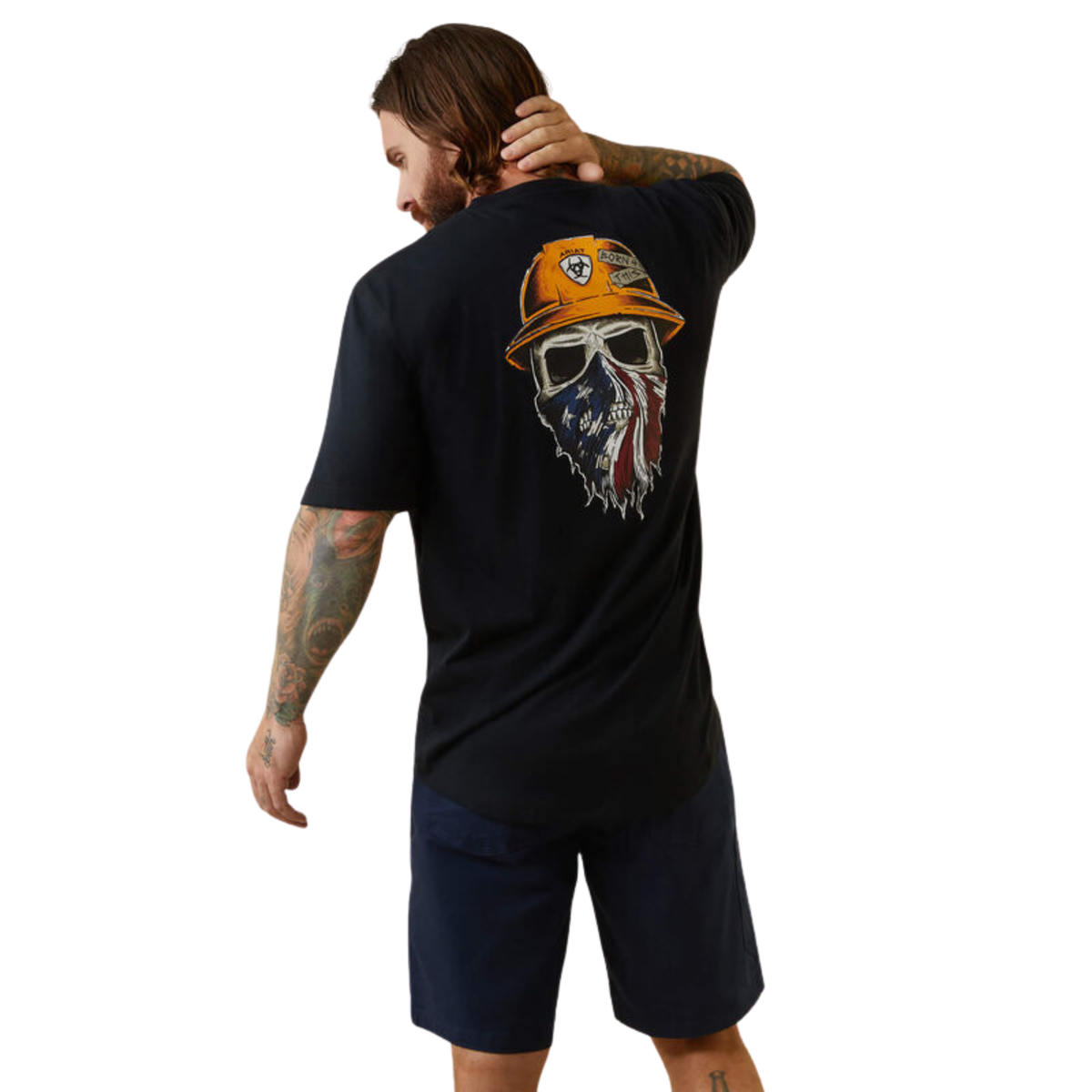 Ariat Men's Rebar Workman Born For This T-Shirt - Black - Irvine Tack & Western Wear