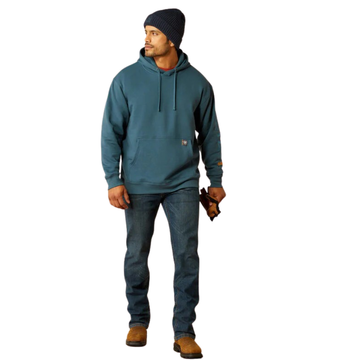Ariat Men's Rebar Graphic Hoodie - Stargazer/Larkspur