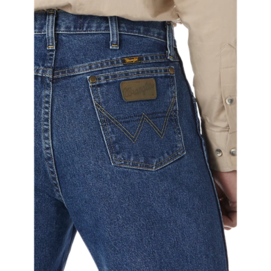 Wrangler Men's George Strait Cowboy Cut Jeans - Heavyweight Stone Denim - Irvine Tack & Western Wear