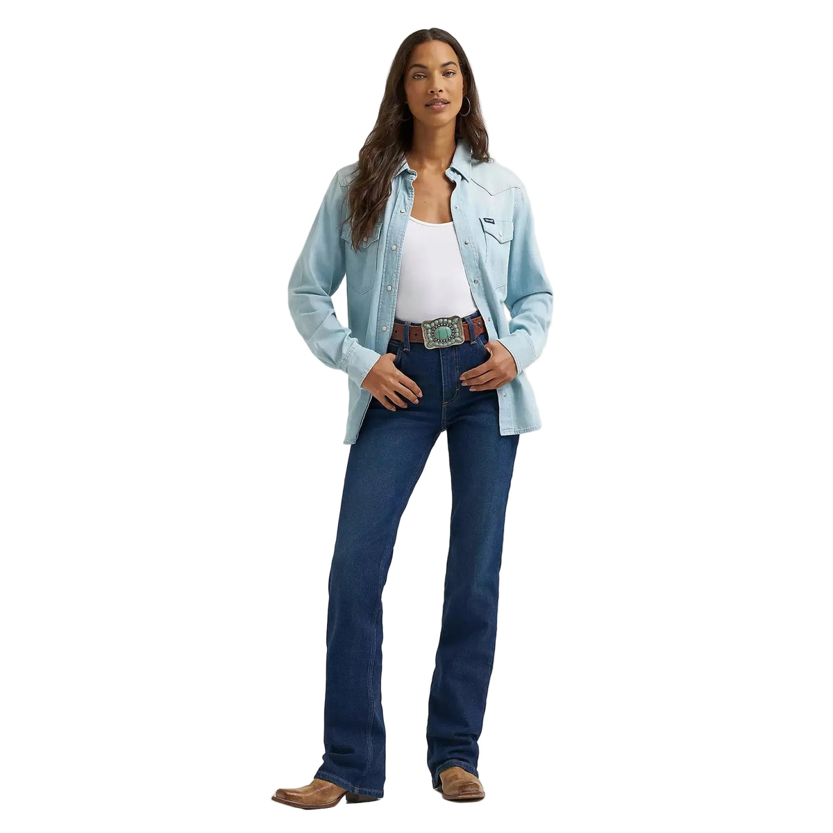 Wrangler Women's High Rise Rodeo Bootcut Wrangler Riding Jean - Kyla