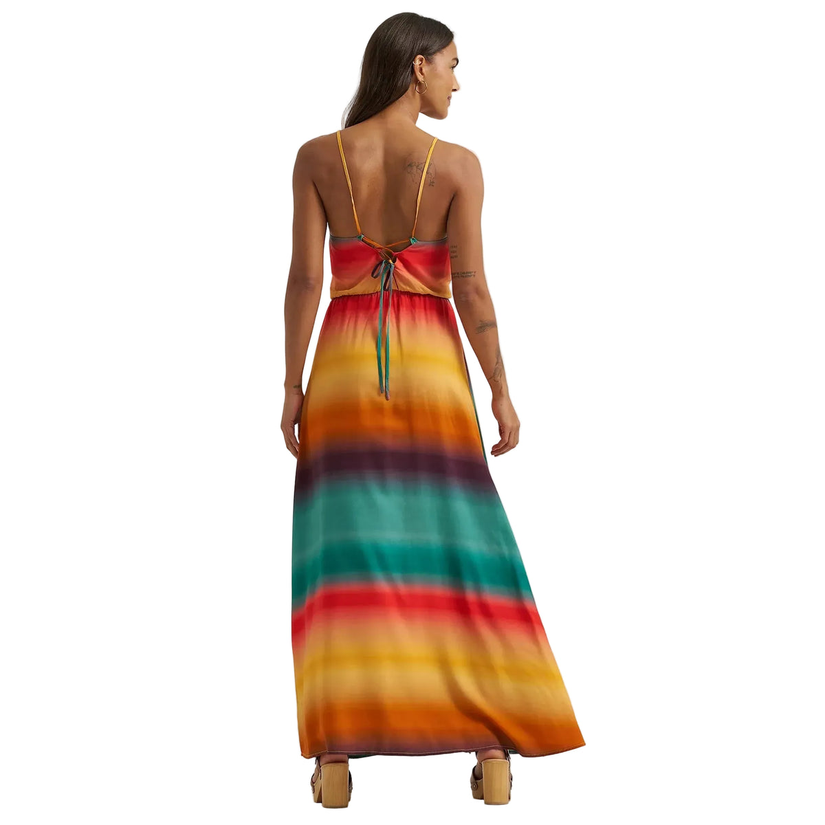Wrangler Women's Retro Sunny Strappy Maxi Dress - Yellow