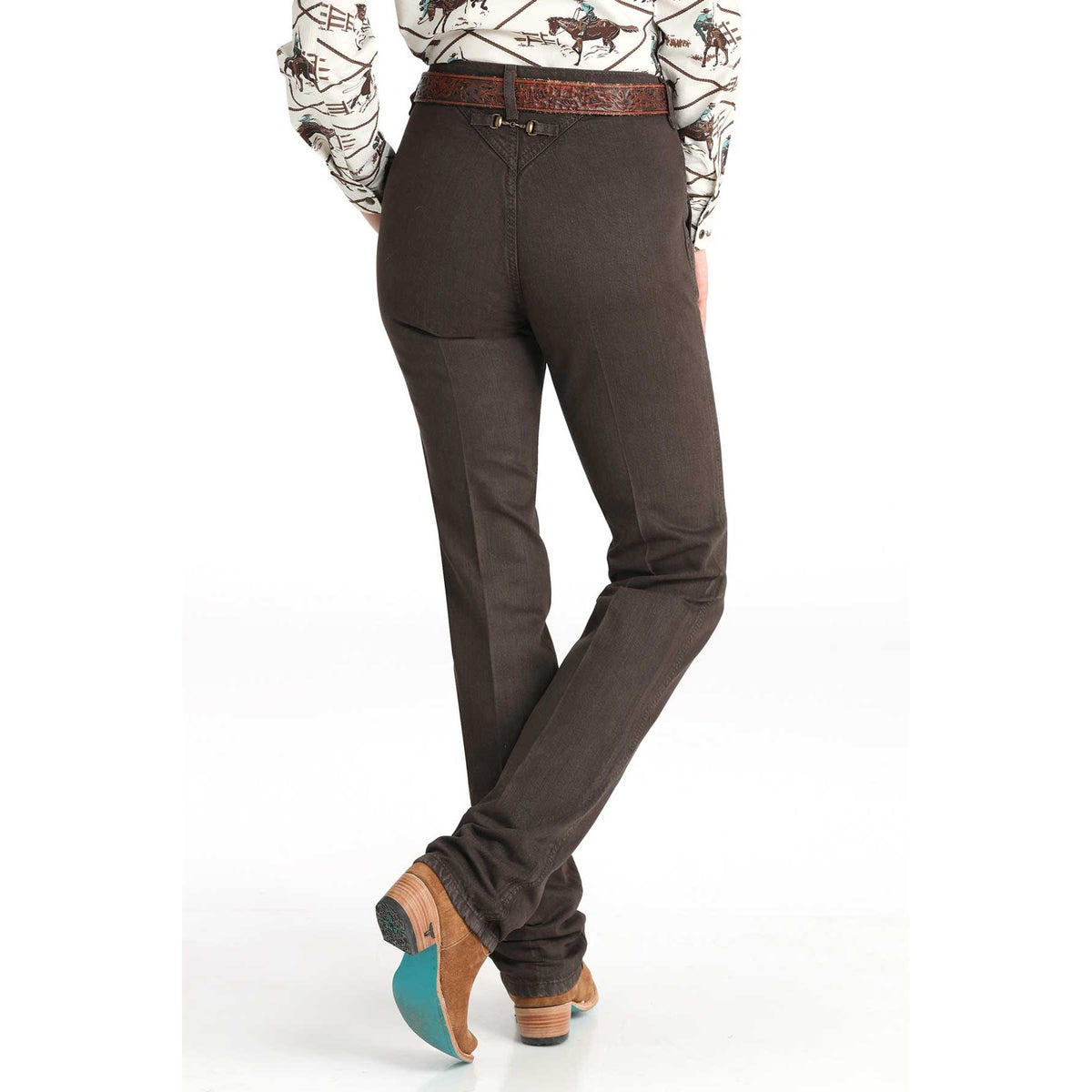 Cruel Girl Women's Quinn Tapered Jeans - Brown