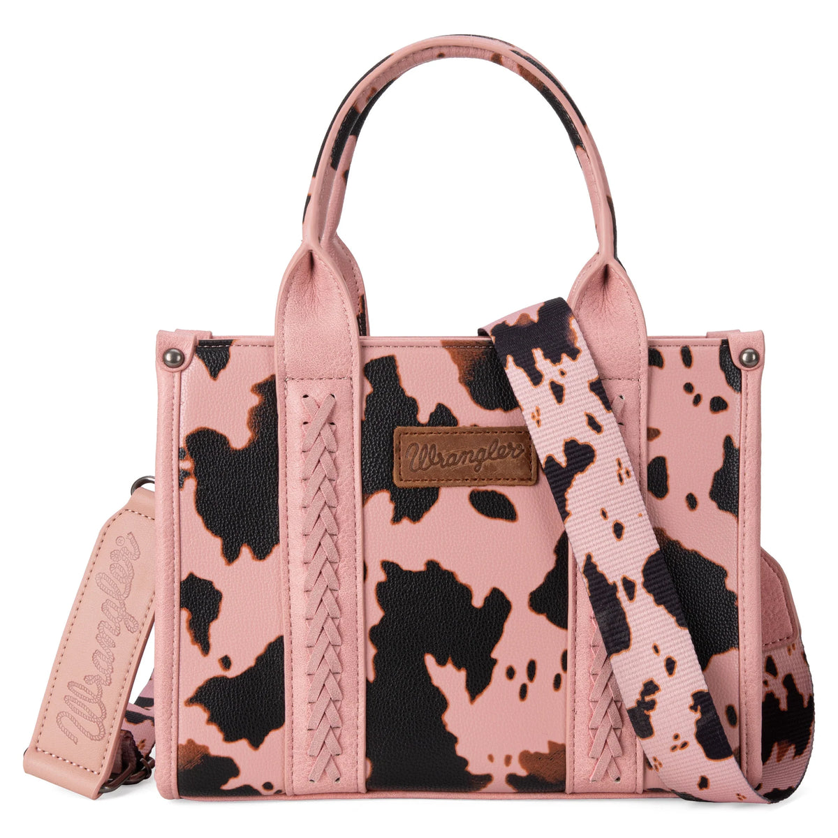 Wrangler Women's Cowprint Tote/Crossbody -  Multiple Colors