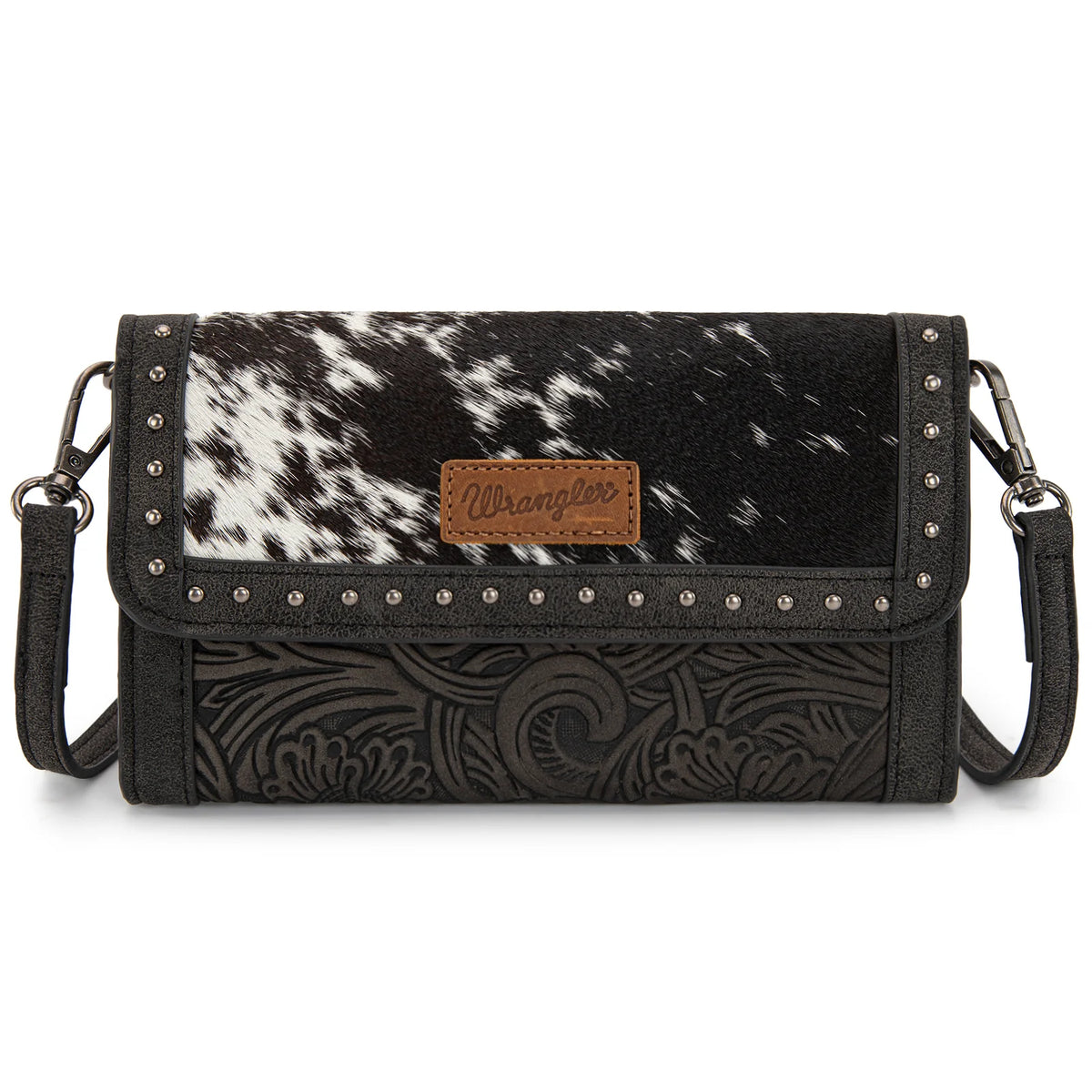 Wrangler Wrangler Genuine Cowhide Wallet Wristlet Crossbody Bag- Multiple Colours - Irvine Tack & Western Wear