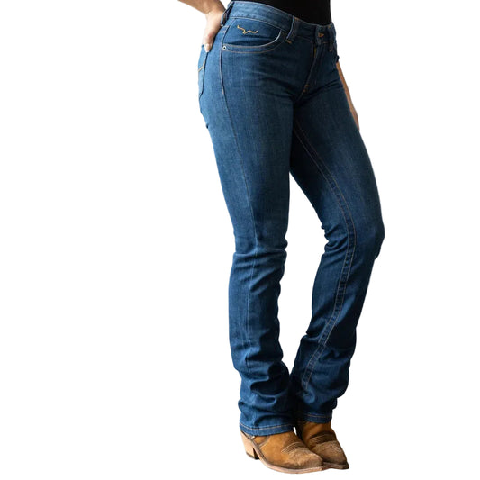 Kimes Women's Betty17 Mid Rise Bootcut Jeans - Blue - Irvine Tack & Western Wear