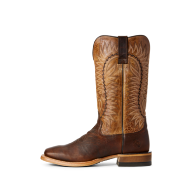 Ariat Men's Relentless Elite Western Boot - Rich Clay/Wild Horse Tan