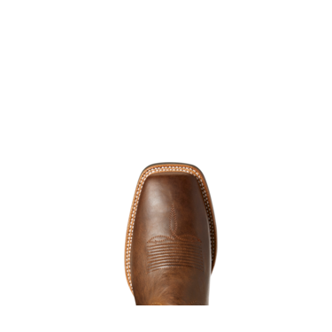 Ariat Men's Relentless Short Round Western Boot - Latigo Tan/Lucky Clover