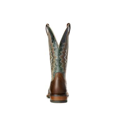 Ariat Men's Relentless Short Round Western Boot - Latigo Tan/Lucky Clover