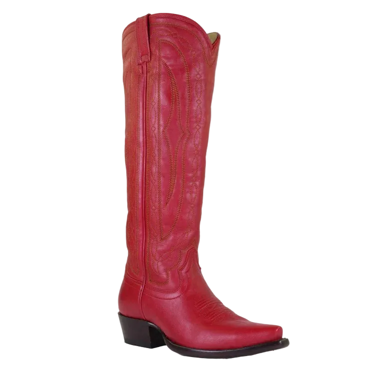 Hyer Women's Marilyn Munroe Collection 17" Wildcat Tall Western Boots - Red