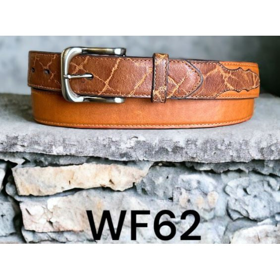Ranger Belt Company Adult Brown Leather with Billet Belt - Irvine Tack & Western Wear