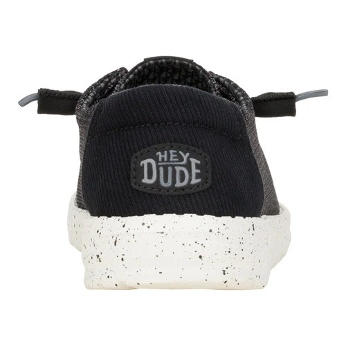 Hey Dude Women's Wendy Wide Stretch Sox- Black/White - Irvine Tack & Western Wear