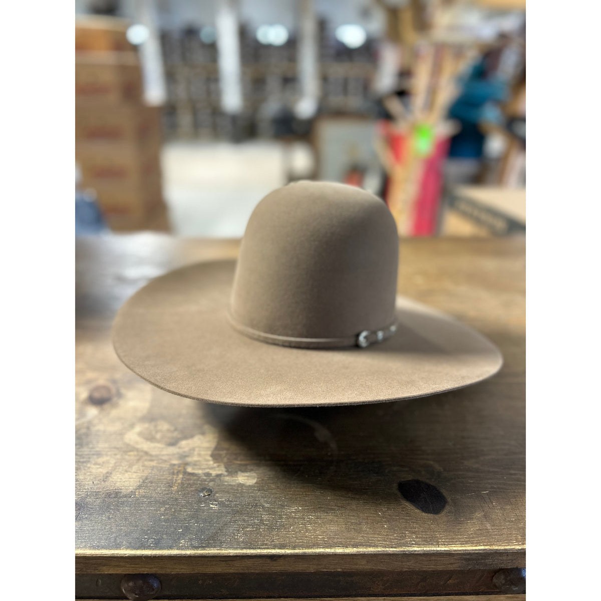 Rodeo King 10X Open Crown Felt Western Hat - Tan Belly - Irvine Tack & Western Wear