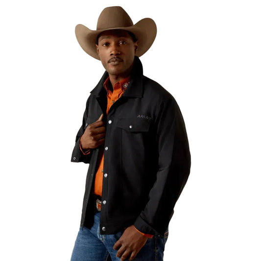 Ariat Men's Wagoner Lightweight Long Sleeve Jacket- Jet Black
