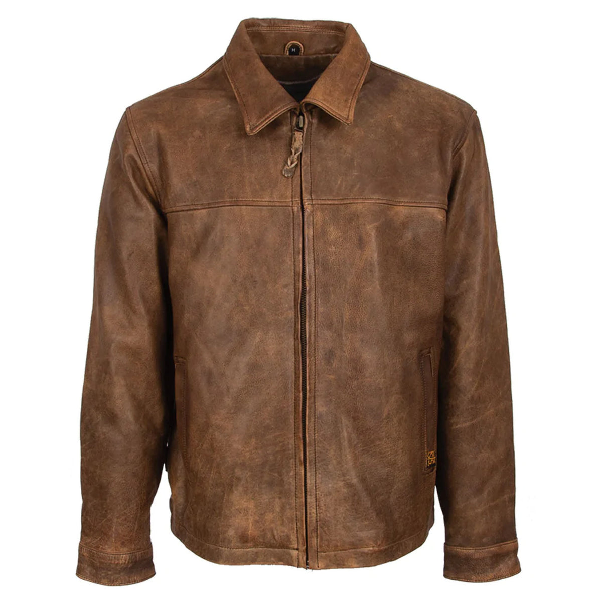 STS Men's Rifleman Leather Jacket - Chestnut