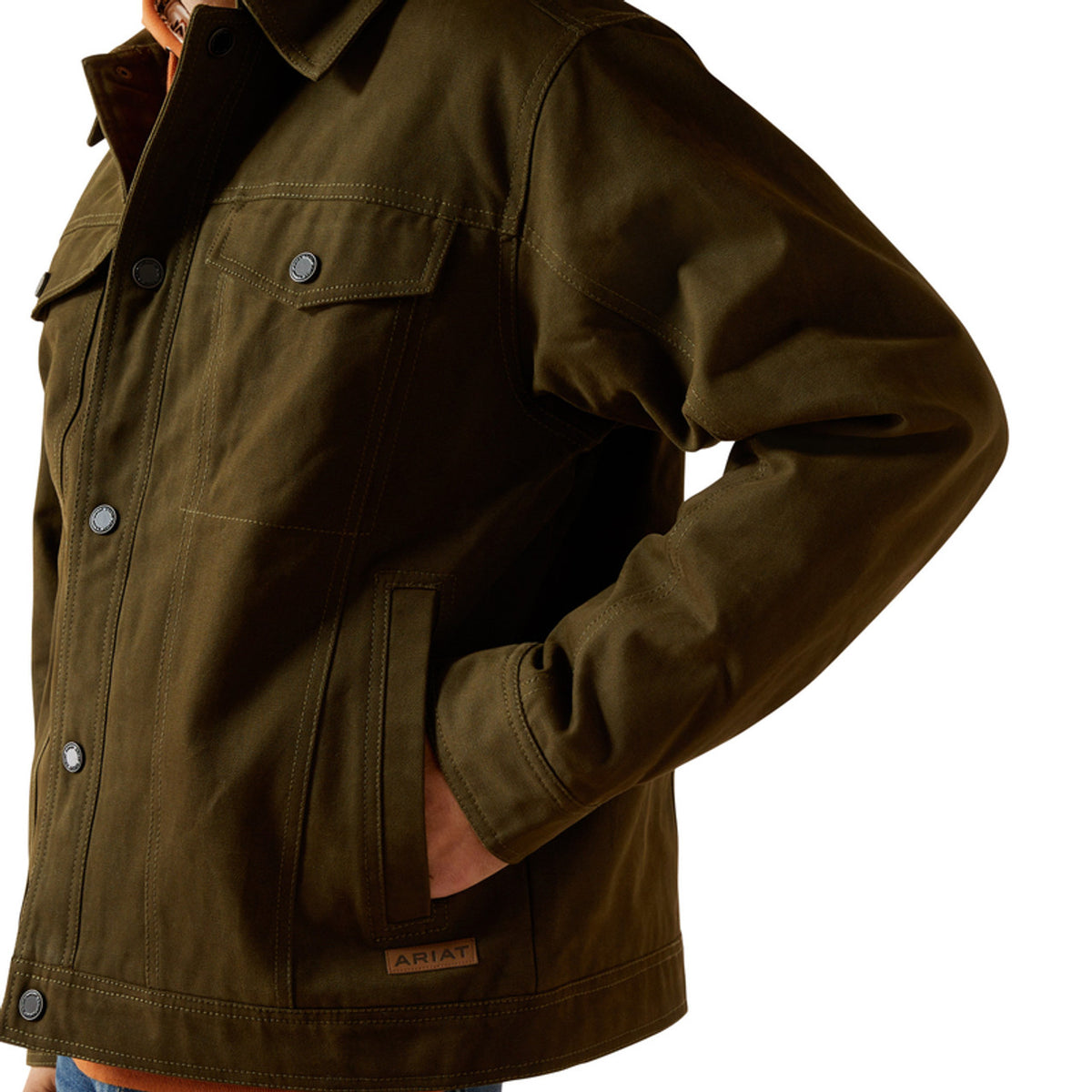 Ariat Men's Canvas Rancher Jacket - Desert Sand - Irvine Tack & Western Wear