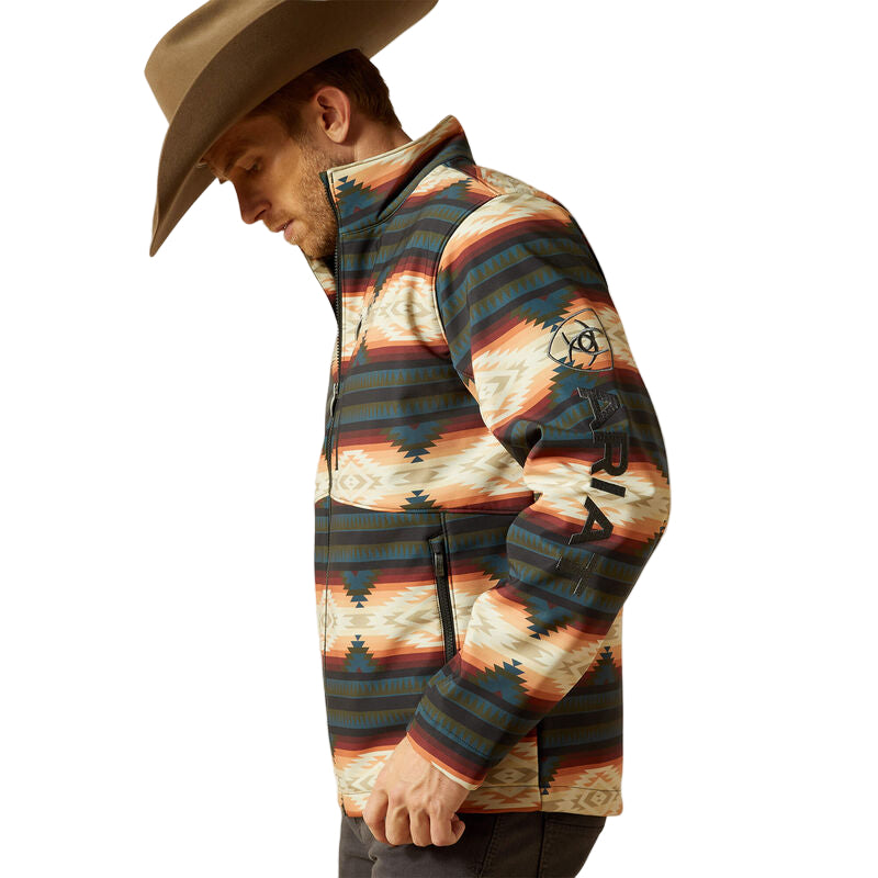 Ariat Men's Logo Softshell Jacket - Red Southwest