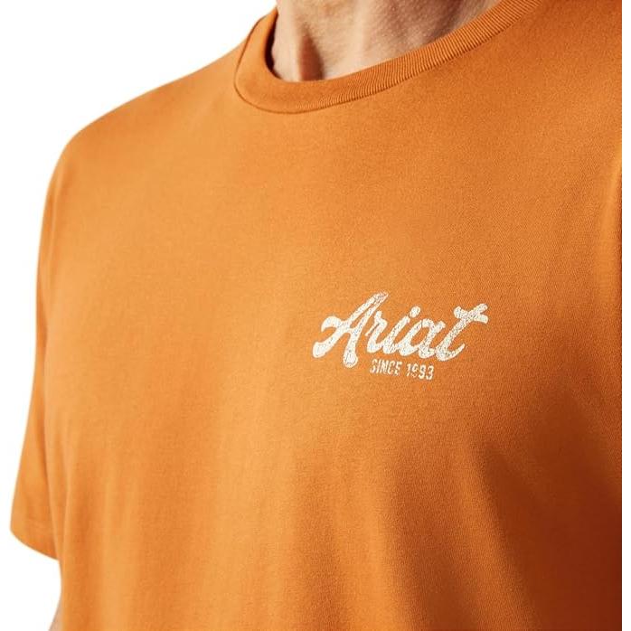 Ariat Men's Short Sleeve Coyote Country Tee Shirt - Adobe - Irvine Tack & Western Wear