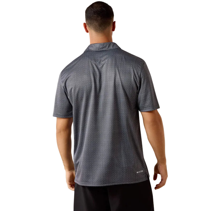 Ariat Men's All Over Print Short Sleeve Polo Shirt - Sky Rocket Pinwheel Geo Print - Irvine Tack & Western Wear