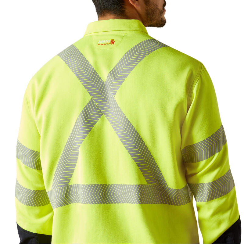 Ariat Men's Hi-Vis Air Inherent Classic Fit Work Shirt - Hi Vis Yellow
