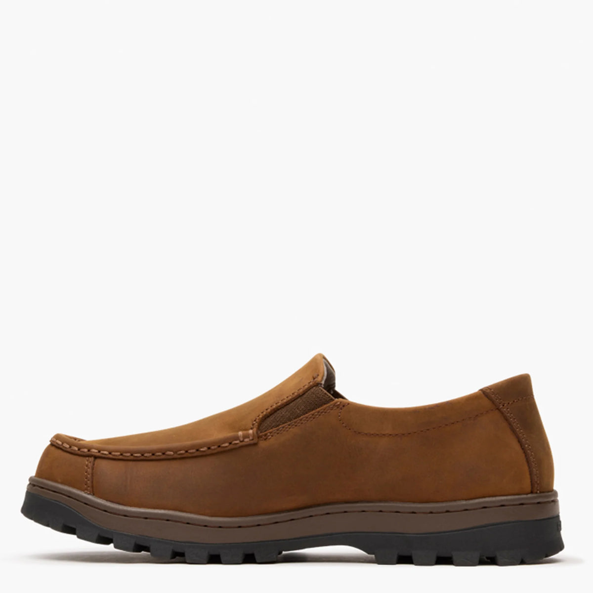 Rocky Men's Outback LTE Moc Toe Loafer Outdoor Shoe - Brown - Irvine Tack & Western Wear