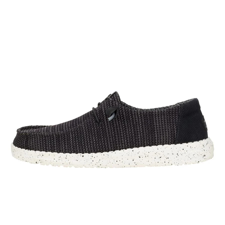 Hey Dude Women's Wendy Wide Stretch Sox- Black/White - Irvine Tack & Western Wear