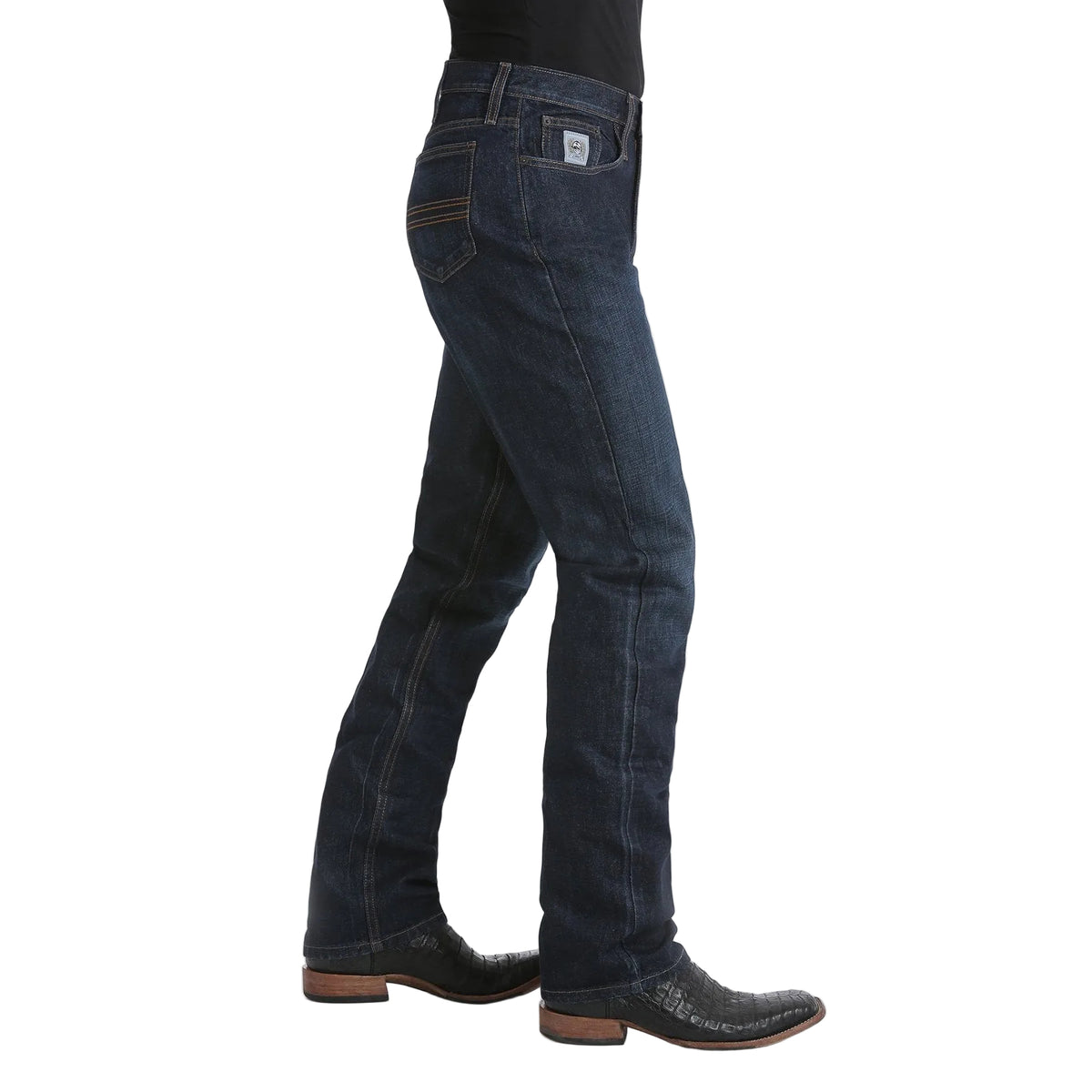 Cinch Men's Slim Fit Silver Label Jean - Dark Stonewash - Irvine Tack & Western Wear