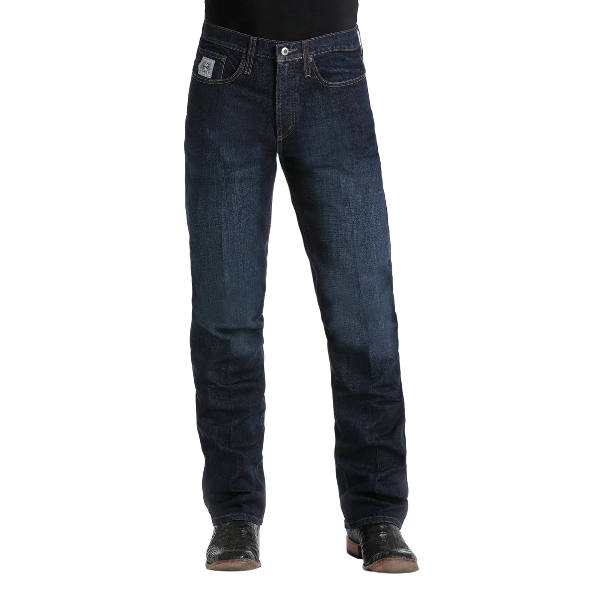 Cinch Men's Slim Fit Silver Label Jean - Dark Stonewash - Irvine Tack & Western Wear