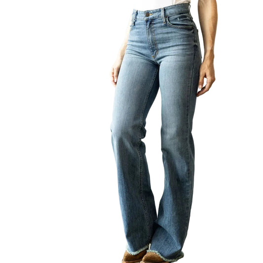 Kimes Women's Olivia High Rise Wide Leg Jeans - Blue - Irvine Tack & Western Wear