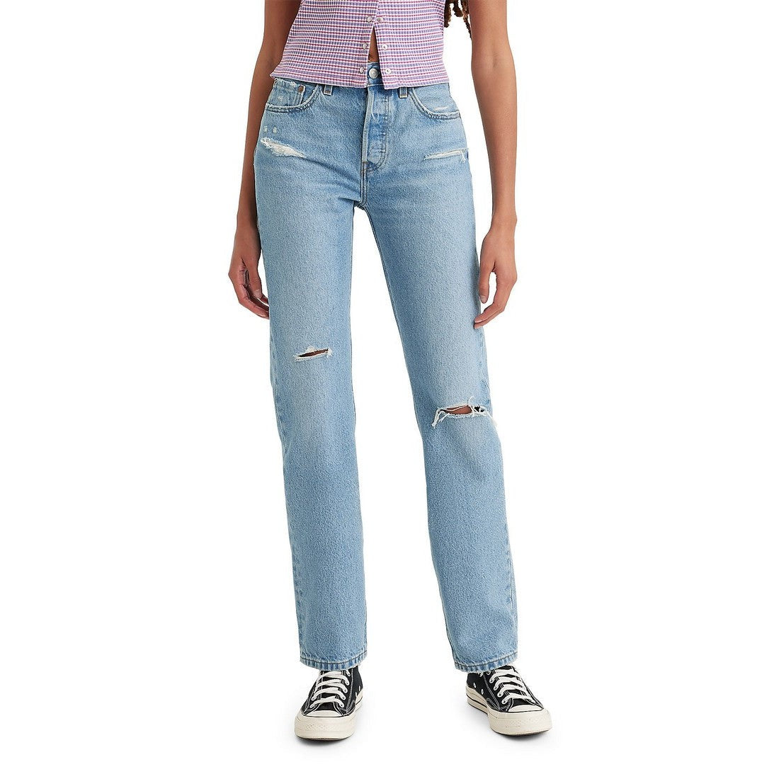 Levi Women's 501 High Rise Straight Jeans