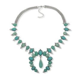 Lainey Wilson Western Turquoise Embellished Necklace