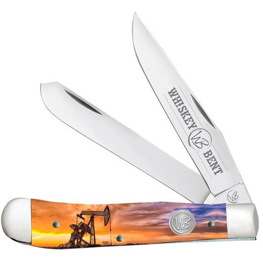 Whiskey Bent Pump Jack Sunrise Trapper