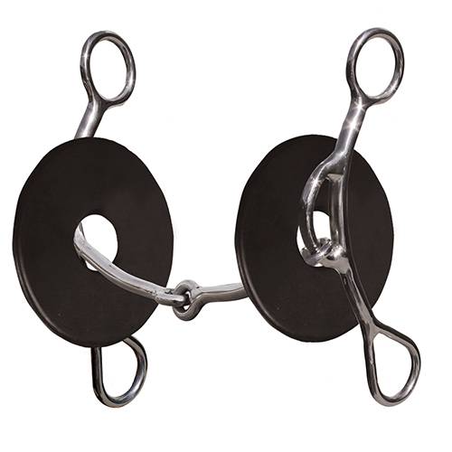 Professional's Choice Brittany Pozzi Gag Series - Smooth Snaffle 6" Shank - Irvine Tack & Western Wear
