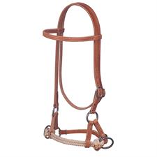 Weaver Harness Leather Side Pull, Double Rope - Irvine Tack & Western Wear