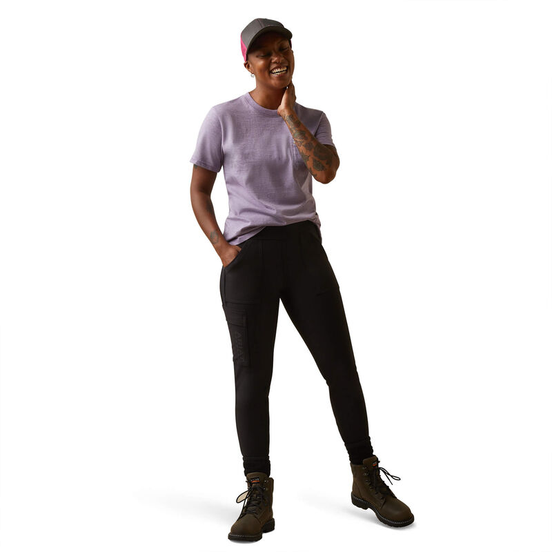 Ariat Womens Rebar Cotton Strong T-Shirt - Lavender Heather