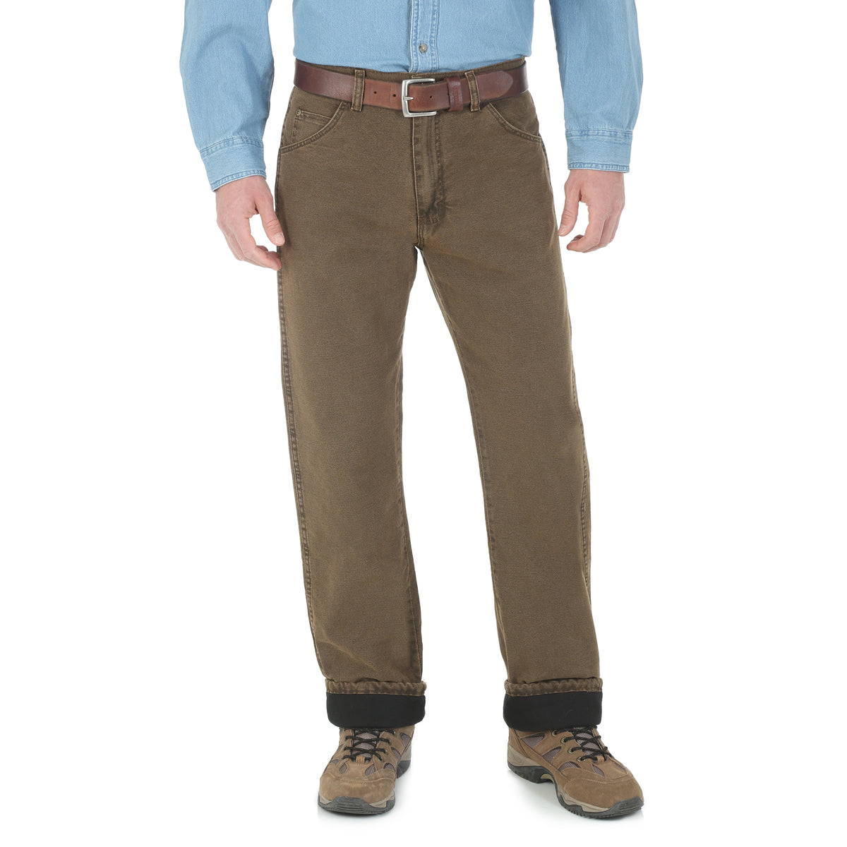 Wrangler Rugged Wear Thermal Men's Jean - Brown - Irvine Tack & Western Wear