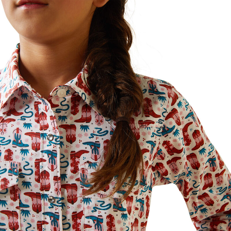 Ariat Girls Blazin' Boots Shirt - Blazin' Boots