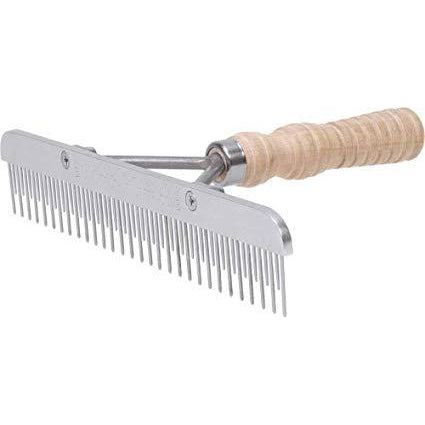 Weaver Blunt Tooth Fluffer with Wood Handle and Stainless Steel Replacement Blade - Irvine Tack & Western Wear