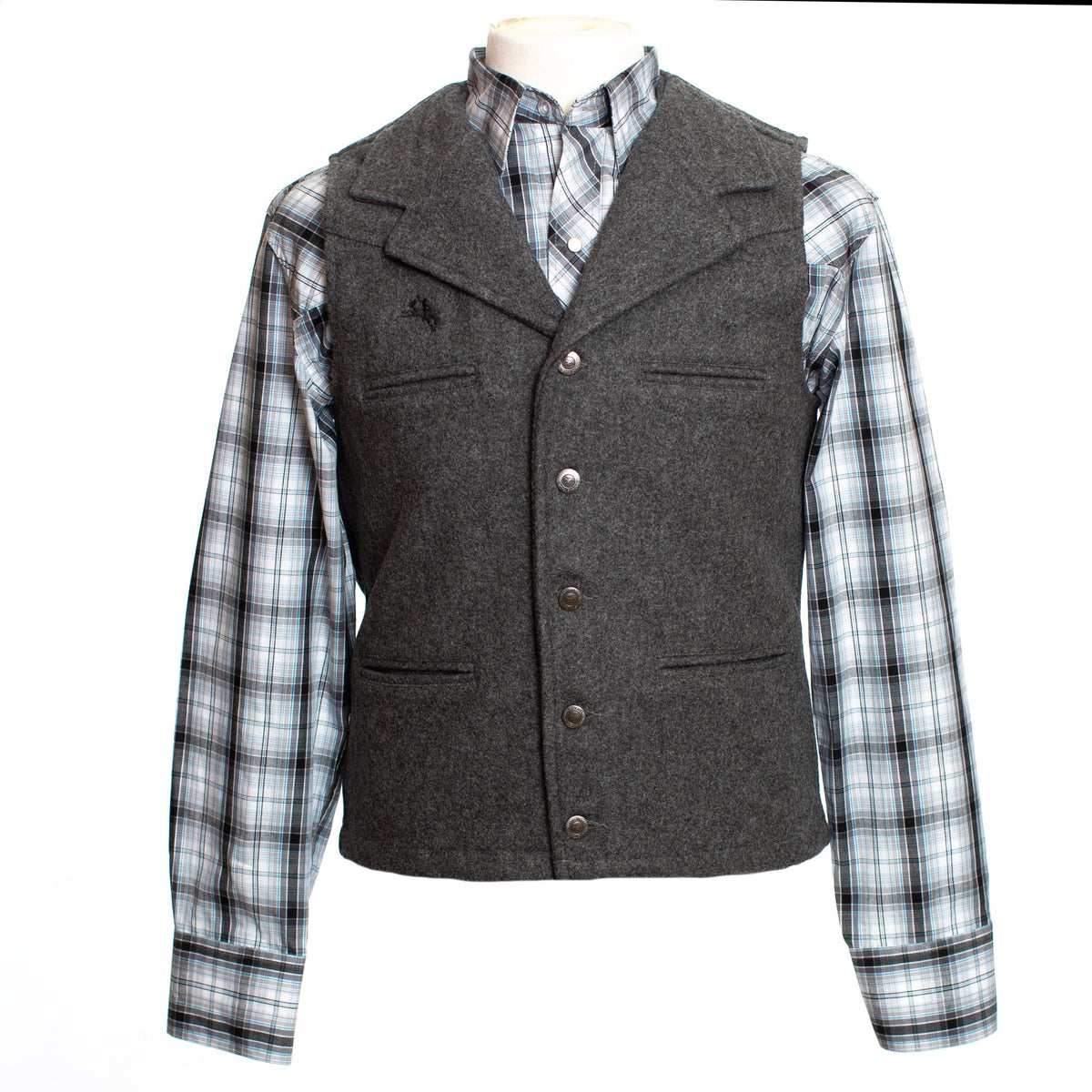 Wyoming Traders Buckaroo 100% Wool Vest
