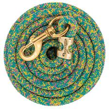 Weaver Leather Poly Lead Rope with Solid Brass 225 Snap - Multiple Colours - Irvine Tack & Western Wear