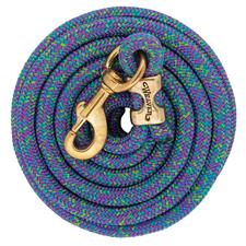 Weaver Leather Poly Lead Rope with Solid Brass 225 Snap - Multiple Colours - Irvine Tack & Western Wear