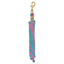 Weaver Leather Poly Lead Rope with Solid Brass 225 Snap - Multiple Colours - Irvine Tack & Western Wear