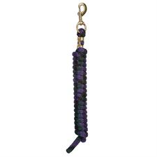 Weaver Leather Poly Lead Rope with Solid Brass 225 Snap - Multiple Colours - Irvine Tack & Western Wear