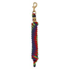 Weaver Leather Poly Lead Rope with Solid Brass 225 Snap - Multiple Colours - Irvine Tack & Western Wear