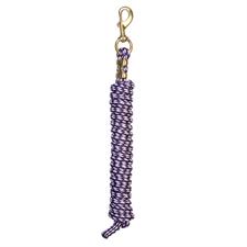 Weaver Leather Poly Lead Rope with Solid Brass 225 Snap - Multiple Colours - Irvine Tack & Western Wear