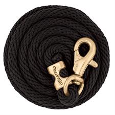 Weaver Poly Lead Rope with Nickel Plated Bull Snap, 5/8" x 10'