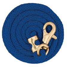 Weaver Poly Lead Rope with Nickel Plated Bull Snap, 5/8" x 10'